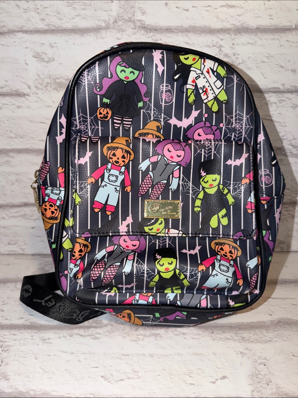 BETSEY JOHNSON Halloween Characters Purse Backpack Unique and Rare! So Cute!